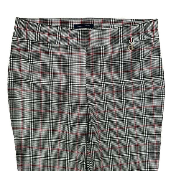 Tommy Hilfiger Women Cropped Plaid Pant 8 High Rise Preppy Academia Old Money - Picture 4 of 8